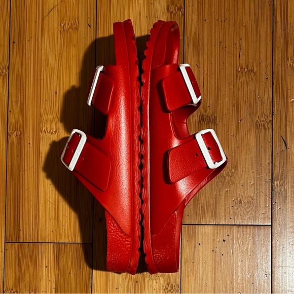 Birkenstock Arizona Essentials EVA Red Size 38 / 7-7.5 - Picture 11 of 16